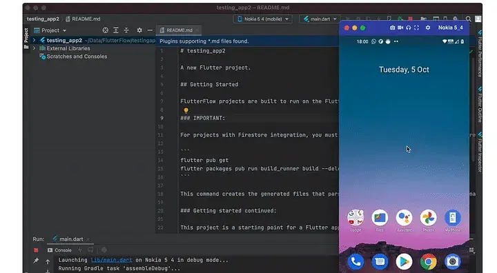 Blog Flutter Design Features