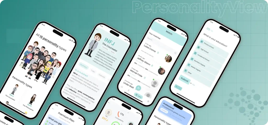 Portfolio personality view Impact3