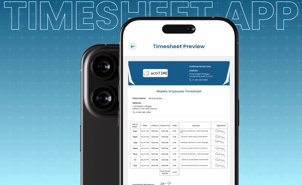 Portfolio Timesheet App Impact1